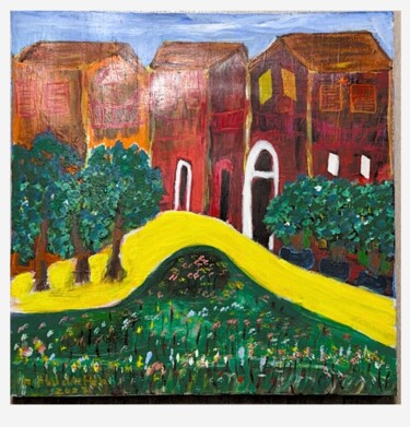 Ein Haus für die Seele Pintura titulada "Ein Haus für die Se…" por Mohamed Abdelfattah, Obra de arte original, Acrílico
