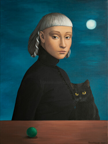 Night Watchmans of the Universe Ball Pintura titulada "Night Watchmans of…" por Nataliya Bagatskaya, Obra de arte original, Acrílico