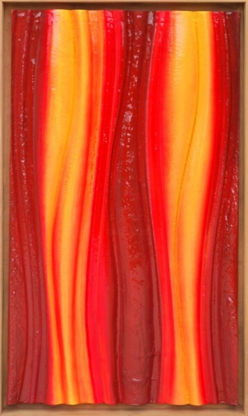 Sculpture intitulée "Caramelo" par José Luis Pilotto, Œuvre d'art originale, Résine Monté sur Panneau de bois