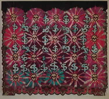 Relaciones En Paliacate Rosa Peinture intitulée "Relaciones En Palia…" par K. María T.G., Œuvre d'art originale, Acrylique