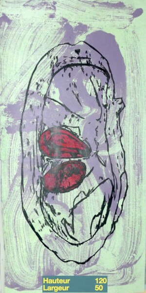 「graine J」というタイトルの絵画 Gilles Arnouldによって, オリジナルのアートワーク, アクリル