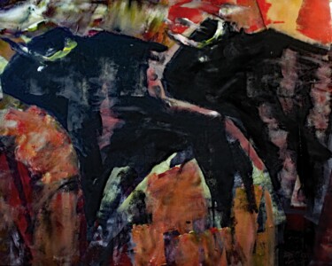 绘画 标题为“IMPRESSIONS DE TAUR…” 由Jacques Donneaud, 原创艺术品, 丙烯 安装在木质担架架上