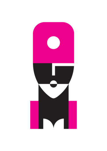 제목이 "Bold Fuchsia"인 디지털 아트 Tatiana Alekseeva로, 원작, 디지털 인쇄