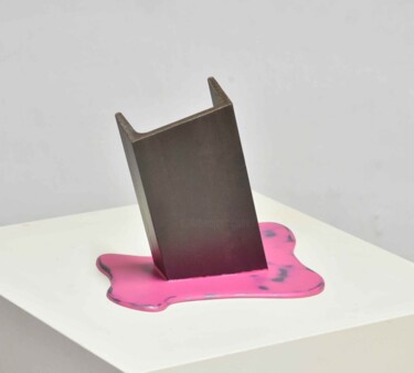 Skulptur mit dem Titel "Période 11, 8ème jo…" von Yannick Bouillault, Original-Kunstwerk, Edelstahl