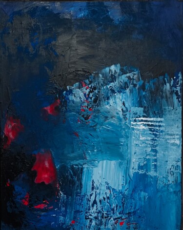 Pintura intitulada "La réverbe" por Alyssa Pasquier, Obras de arte originais, Acrílico Montado em Armação em madeira