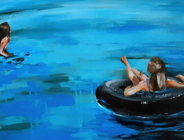 Pintura intitulada "Girls" por Marusya Abashidze, Obras de arte originais, Acrílico Montado em Cartão