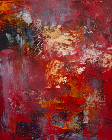 "Les murs" başlıklı Tablo Alyssa Pasquier tarafından, Orijinal sanat, Akrilik Ahşap Sedye çerçevesi üzerine monte edilmiş