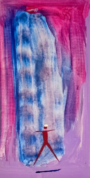 Peinture intitulée "Sunburn in Bangkok" par Milto Sideris, Œuvre d'art originale, Acrylique