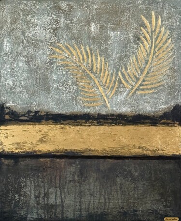 绘画 标题为“Golden Leaves” 由Lusi Manukyan, 原创艺术品, 丙烯