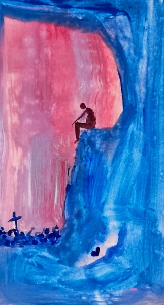 Peinture intitulée "The end is near" par Milto Sideris, Œuvre d'art originale, Acrylique