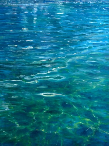 제목이 "Mountain Lake."인 미술작품 Anna Evtushenko로, 원작, 기름