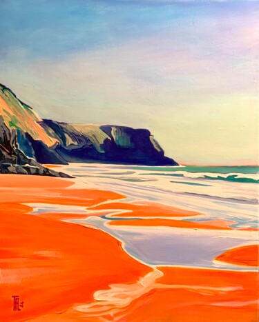 Peinture intitulée "Bretagne Imaginaire…" par Thierry Fagot Lenoar, Œuvre d'art originale, Acrylique Monté sur Châssis en bo…