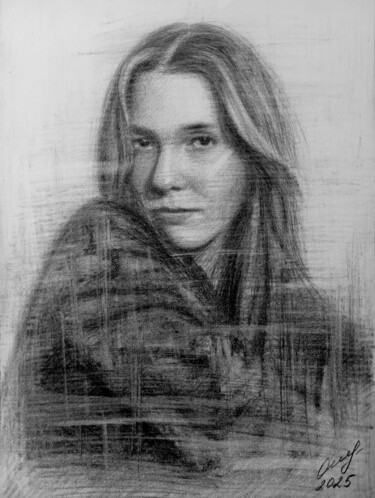 Александра Disegno intitolato "Александра" da Vladimir Oshmarin, Opera d'arte originale, Matita