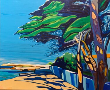 Peinture intitulée "Bretagne imaginaire…" par Thierry Fagot Lenoar, Œuvre d'art originale, Acrylique Monté sur Châssis en bo…