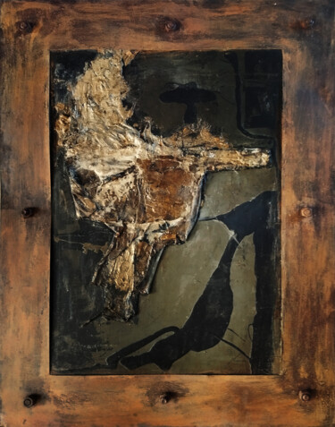 绘画 标题为“Toro” 由Michel Campistron, 原创艺术品, 丙烯 安装在木板上