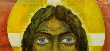 Jesus Christ Картина под названием "Jesus Christ" - Kyrylo Bondarenko, Подлинное произведение искусства, Масло
