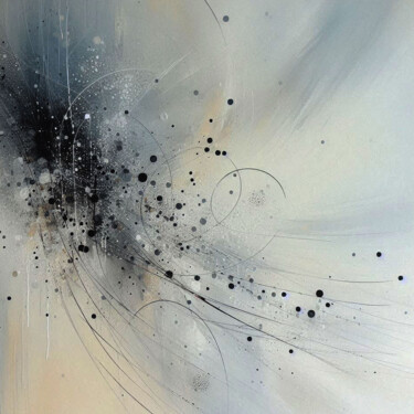 abstrakte Explosion #137 "abstrakte Explosion…" başlıklı Tablo Lee Eggstein tarafından, Orijinal sanat, Dijital baskı Plastik cam üzerine monte edilm…
