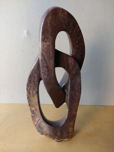 Sculptuur getiteld "Scultura astratta i…" door Martino Damiani, Origineel Kunstwerk, Steen