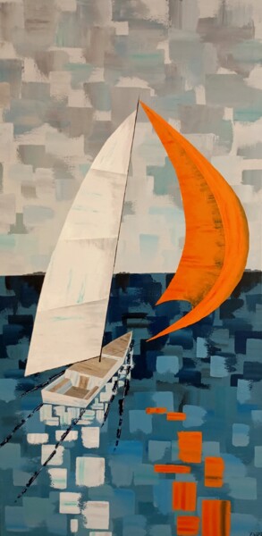 Freedom Malerei mit dem Titel "Freedom" von David Pérez Tavernier, Original-Kunstwerk, Acryl Auf Keilrahmen aus Holz montiert