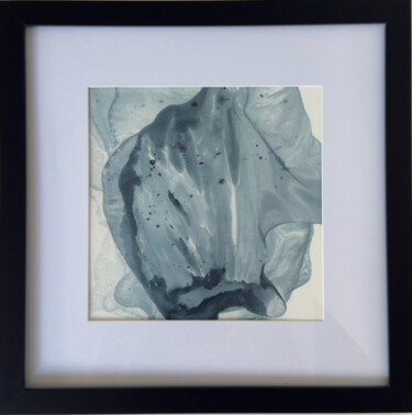 Lunar Petal Pittura intitolato "Lunar Petal" da Victoriya Marchenko, Opera d'arte originale, Olio Montato su Telaio per barella in legno