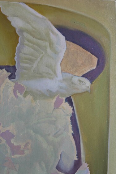 OVER THE STEPPE, Bird, harrier 绘画 标题为“OVER THE STEPPE, Bi…” 由Dmytro Dotsenko, 原创艺术品, 油