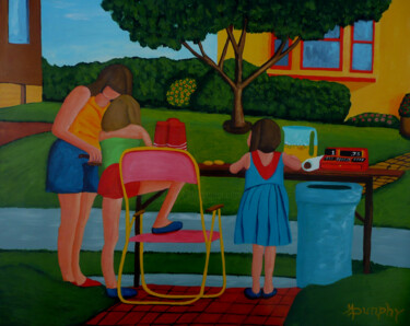 Painting titled "Summer Squeeze" by Anthony Dunphy, Original Artwork, Acrylic
