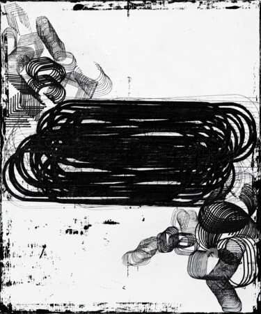 Into The Unknown 1, Drawing titled "Into The Unknown 1," by Petr Strnad, Original Artwork, Ink