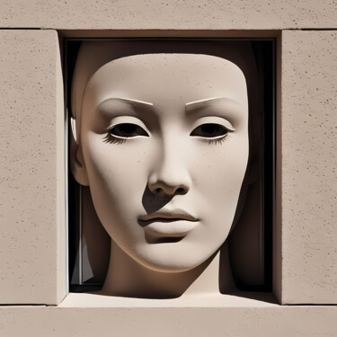 "Portrait aus Stein" başlıklı Dijital Sanat Harald Kosinsky tarafından, Orijinal sanat, Foto Montaj
