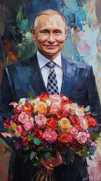 Peinture intitulée "Большая картина тек…" par Evgenia Duvakina, Œuvre d'art originale, Huile