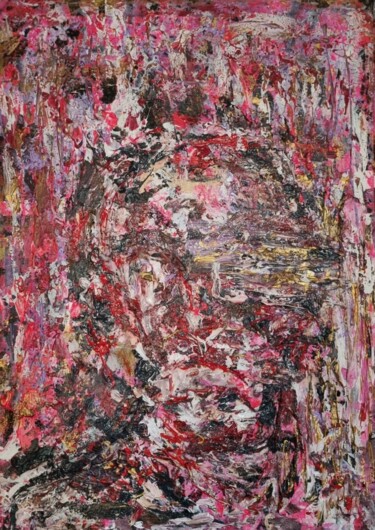 Картина под названием "Abstract" - Neige Franquinet, Подлинное произведение искусства, Акрил Установлен на Деревянная рама д…
