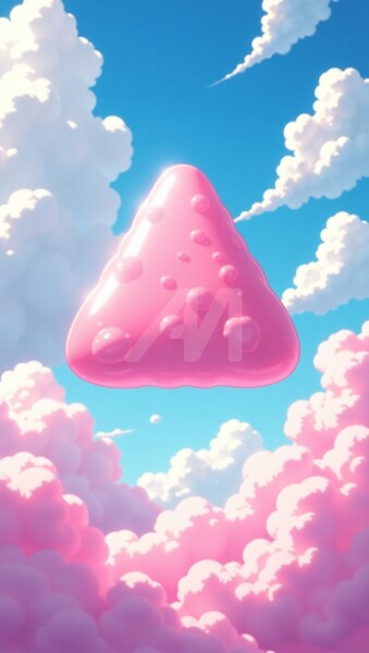 数字艺术 标题为“Bubble gum 6” 由Georgii Stepanov, 原创艺术品, 数字油画