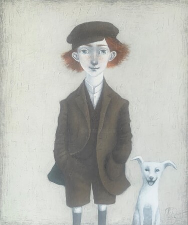 True Friends Malerei mit dem Titel "True Friends" von Svetlana Rumak, Original-Kunstwerk, Acryl Auf Keilrahmen aus Holz montiert