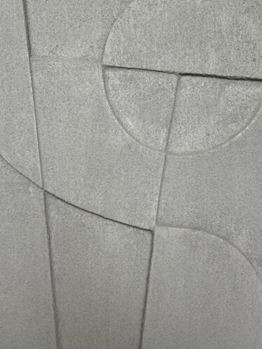 Sand Geometry Pittura intitolato "Sand Geometry" da Valeriya Seldina, Opera d'arte originale, Acrilico