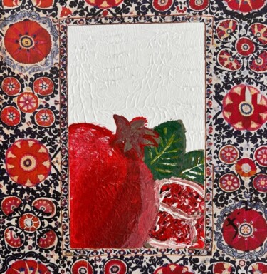Righteousness in Ruby 绘画 标题为“Righteousness in Ru…” 由Jori Aguilar, 原创艺术品, 丙烯 安装在木质担架架上