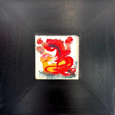 "Ember in the Skirt" başlıklı Tablo Jori Aguilar tarafından, Orijinal sanat, Akrilik Ahşap panel üzerine monte edilmiş