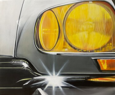 绘画 标题为“Citroën DS 21 déess…” 由Gilbert Duchamp, 原创艺术品, 丙烯