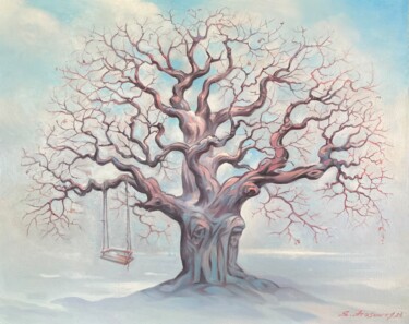 The Forgotten Swing 绘画 标题为“The Forgotten Swing” 由Samvel Atasunts, 原创艺术品, 油
