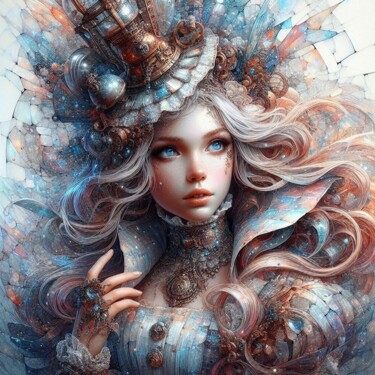 数字艺术 标题为“Mondes et Merveille…” 由Kyrielle Fantasy, 原创艺术品, AI生成的图像