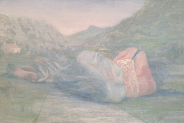 "Grande dormeuse 2" başlıklı Tablo Wilfrid Moizan tarafından, Orijinal sanat, Petrol