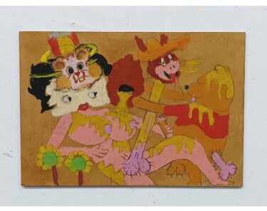 Copia barata Peinture intitulée "Copia barata" par Eduardo González Tripp, Œuvre d'art originale, Acrylique