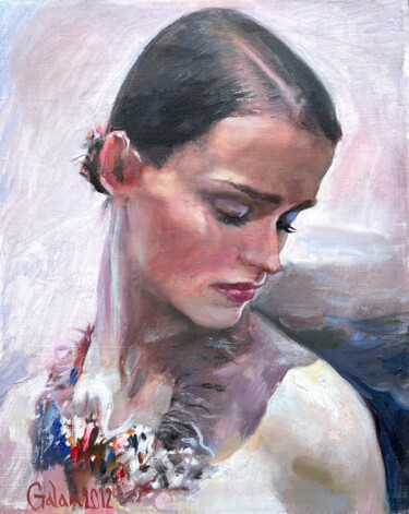 Malerei mit dem Titel "Feelings Inside" von Igor Galan, Original-Kunstwerk, Öl Auf Keilrahmen aus Holz montiert