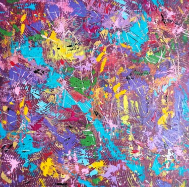 "Samba X" başlıklı Tablo Igor Kotnik tarafından, Orijinal sanat, Akrilik Ahşap Sedye çerçevesi üzerine monte edilmiş
