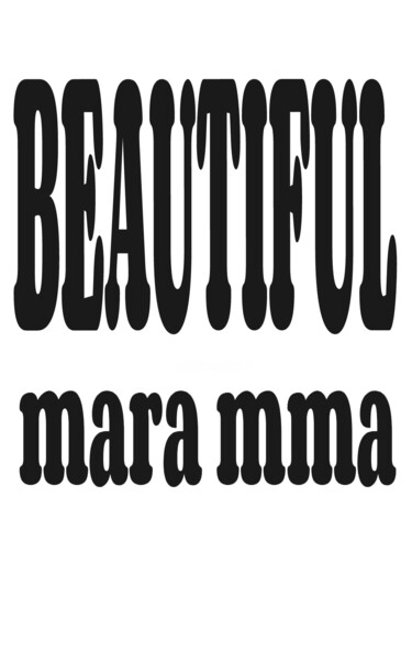DAJA BLAQQ: CALLIGRAPHY SERIES COLLECTION (IGBO/BEAUTIFUL) Pittura intitolato "DAJA BLAQQ: CALLIGR…" da Daja, Opera d'arte originale, Pittura digitale