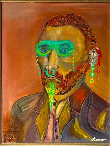 "Van Gogh, oil on ca…" başlıklı Tablo Romeo Dobrota tarafından, Orijinal sanat, Petrol Ahşap Sedye çerçevesi üzerine monte e…