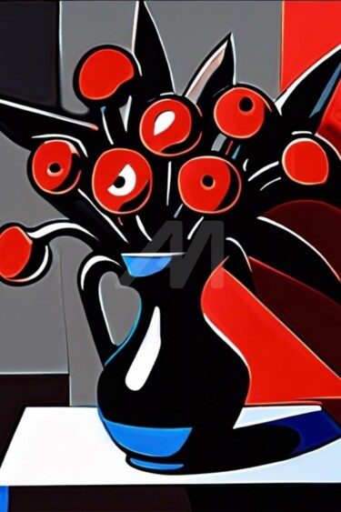 数字艺术 标题为“Picasso path still…” 由Georgii Stepanov, 原创艺术品, AI生成的图像