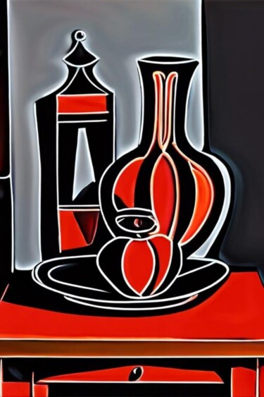 Painting titled "Picasso path still…" by Georgii Stepanov, Original Artwork, Oil