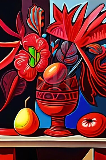 数字艺术 标题为“Picasso path still…” 由Georgii Stepanov, 原创艺术品, AI生成的图像