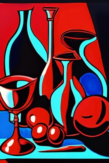 Arte digitale intitolato "Picasso path still…" da Georgii Stepanov, Opera d'arte originale, Pittura digitale