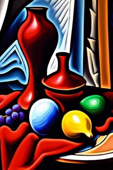 Ζωγραφική με τίτλο "Picasso path still…" από Georgii Stepanov, Αυθεντικά έργα τέχνης, Λάδι
