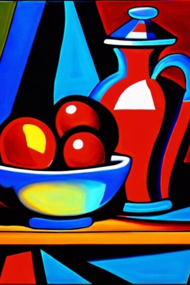 Digital Arts titled "Picasso path still…" by Georgii Stepanov, Original Artwork, Digital Painting